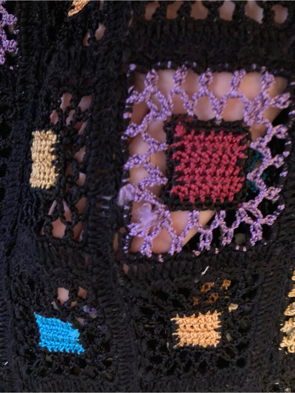 Multicolor Crochet Top - Picture 8 of 8